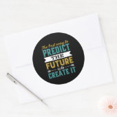 未来最高のを予測する方法は、それを作成することである ラウンドシール (封筒)