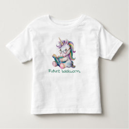 未来本虫ユニコーン読のベビー トドラーTシャツ