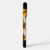 未来派のサイバーイエローキャットカバー Case-Mate iPhoneケース (裏面 / 右)