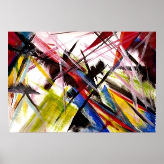未来派のジャ絵画ンル ポスター (正面)