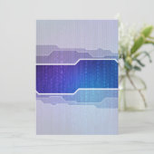 未来派のデザインの招待 招待状 (スタンド正面)