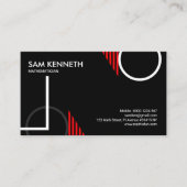 未来派の創造的な数学は数学者を形づけます 名刺 (正面)