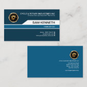 未来派の絶妙でシンプルな動的議長CEO 名刺 (正面/裏面)