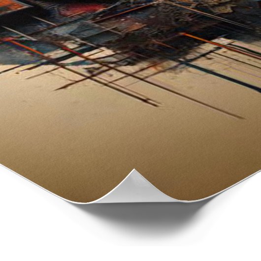 未来派の衰退 ポスター (角)