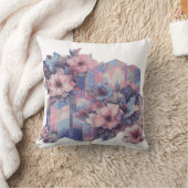 未来派ティンテッドフローラデシン枕 クッション (ブランケット)