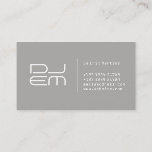 未来派モダンな技術 名刺 (裏面)