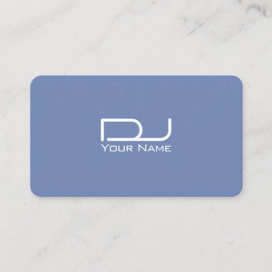 未来派巨大ではっきりしたなロゴのモダン 名刺 (正面)