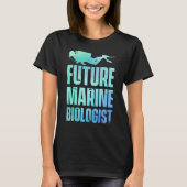 未来海洋生物学生物学海科学スタッド Tシャツ (正面)