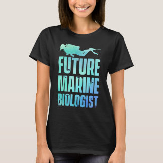 未来海洋生物学生物学海科学スタッド Tシャツ
