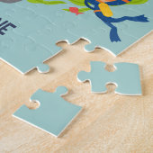 未来海洋生物学者パズル ジグソーパズル (側面)