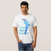 未来海洋生物学者海ドルフィン Tシャツ (正面フル)
