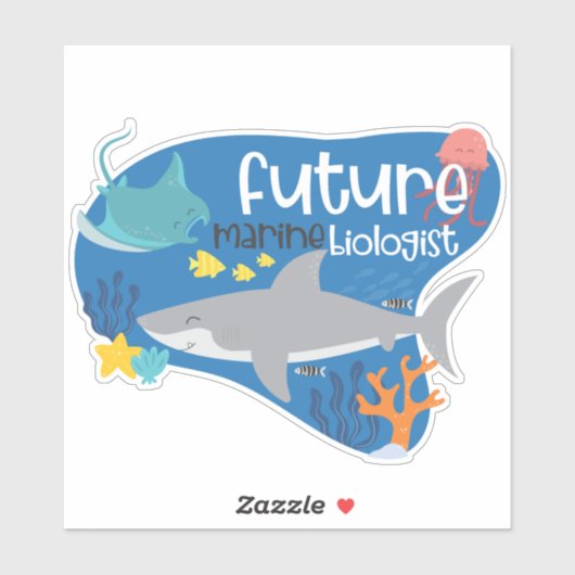 未来海洋生物学者 シール (シート)