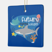 未来海洋生物学者 セラミックオーナメント (左)