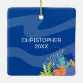 未来海洋生物学者 セラミックオーナメント (裏面)