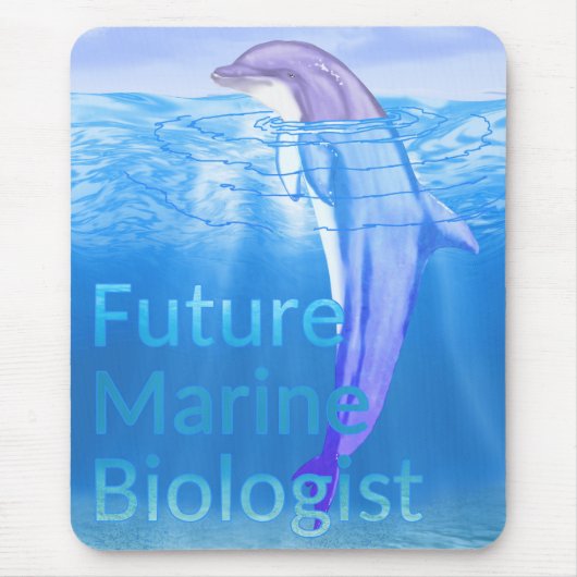 未来海洋生物学者 マウスパッド (正面)