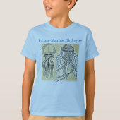 未来海洋生物学者 Tシャツ (正面)