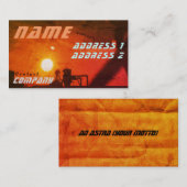 未来産業オレンジサンライズ 名刺 (正面/裏面)