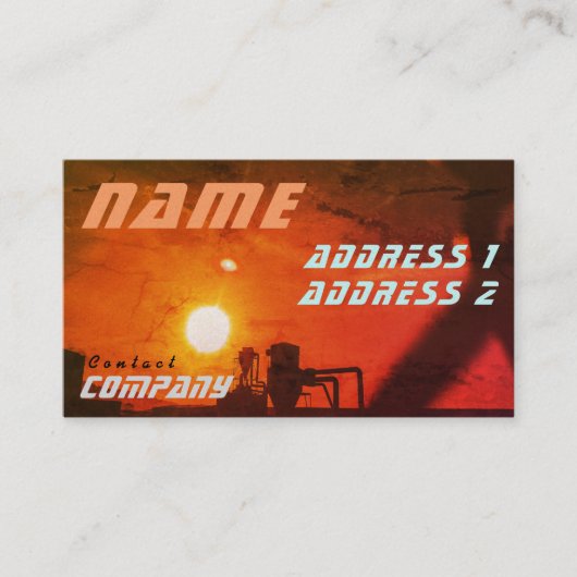 未来産業オレンジサンライズ 名刺 (正面)