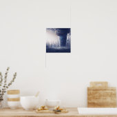 未来的なアパートメント ポスター (キッチン)