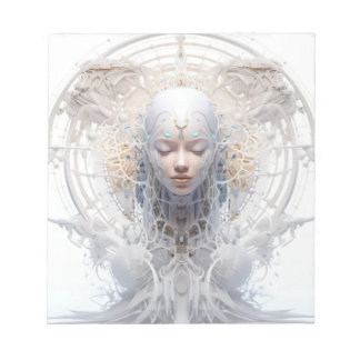 未来的なアートノートパッド ノートパッド