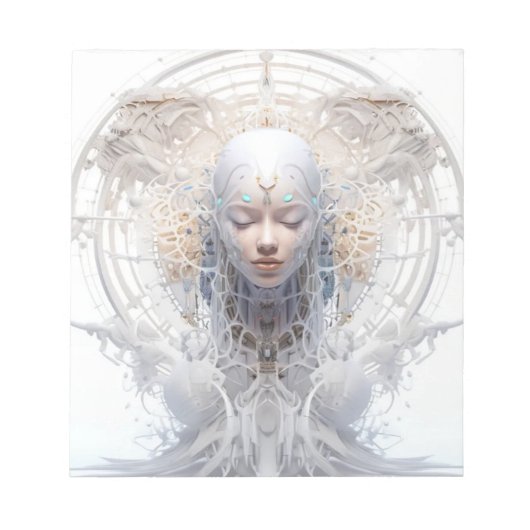 未来的なアートノートパッド ノートパッド (正面)