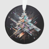 未来的なエレガンスクリスマスオーナメント オーナメント (正面)