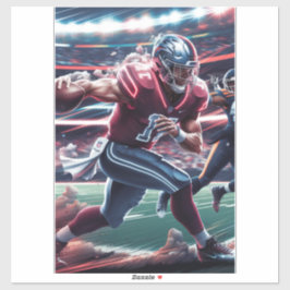 未来的なクォーターバックの対決 シール