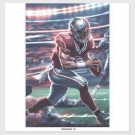 未来的なクォーターバックの対決 シール