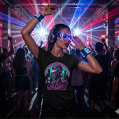 未来的なサイボーグアートTシャツ Tシャツ