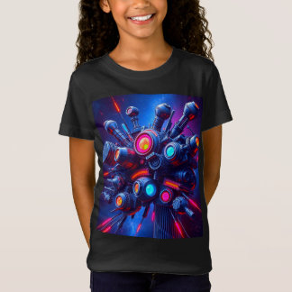 未来的なテックオルブガールズTシャツ Tシャツ