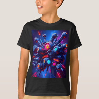 未来的なテックOrbボーイズTシャツ Tシャツ