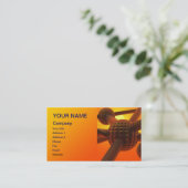 未来的なデザイン 名刺 (スタンド正面)