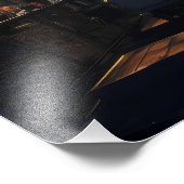 未来的なナイトシティサイバーパンク フォトプリント            (角)