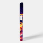 未来的なネオンライオンシアルフォンケース Case-Mate iPhoneケース (裏面 / 右)