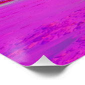 未来的なハウスアミッドアカラフルール ポスター (コーナー)