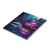 未来的なハウスオンザレイク タイル (側面)