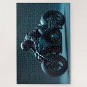 未来的なバイク ジグソーパズル (縦)