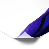 未来的なピクセルアートポートレート – デジタル抽象芸術 フォトプリント            (角)