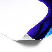 未来的なピクセルアートポートレート – デジタル抽象芸術 ポスター (コーナー)