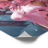 未来的なピンクのメカのポスター – エニグマの除幕式 ポスター (角)