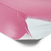 未来的なピンクスキーファッションスタイリッシュ – ウィンターグラム ポスター (コーナー)