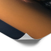 未来的なファンタジー妖精の女の子 ポスター (角)