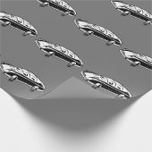 未来的なホバーカー ラッピングペーパー