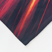 未来的なロボットのコスチュームで愛らしいパグ フリースブランケット (角)