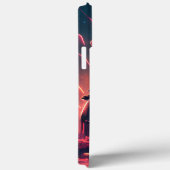 未来的なロボットのコスチュームで愛らしいパグ Case-Mate iPhoneケース (裏面 / 右)