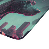 未来的な偉大なロボットの仲間を衰えた カッティングボード (角)