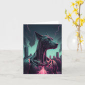 未来的な偉大なロボットの仲間を衰えた カード (黄色い花)