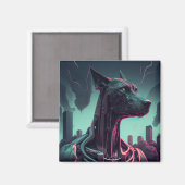 未来的な偉大なロボットの仲間を衰えた マグネット (正面/裏面)