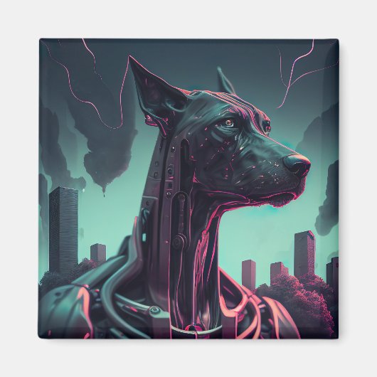 未来的な偉大なロボットの仲間を衰えた マグネット (正面)