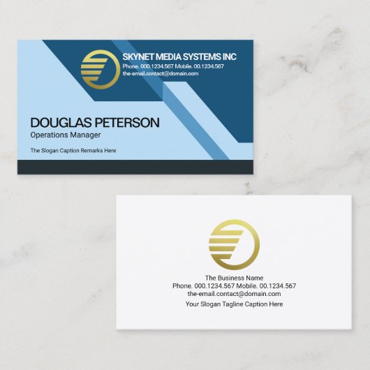 未来的な動的カラフルセキュリ素晴らしティ 名刺 (正面/裏面)